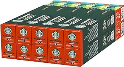 STARBUCKS Single-Origin Colombia by Nespresso, Medium Roast, Koffiecapsules 10 x 10 100 Capsules