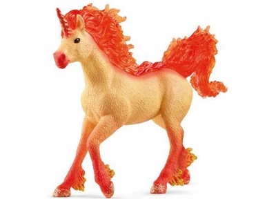 schleich BAYALA - Elementa Vuur Eenhoorn Hengst - Unicorn speelgoed - 70756