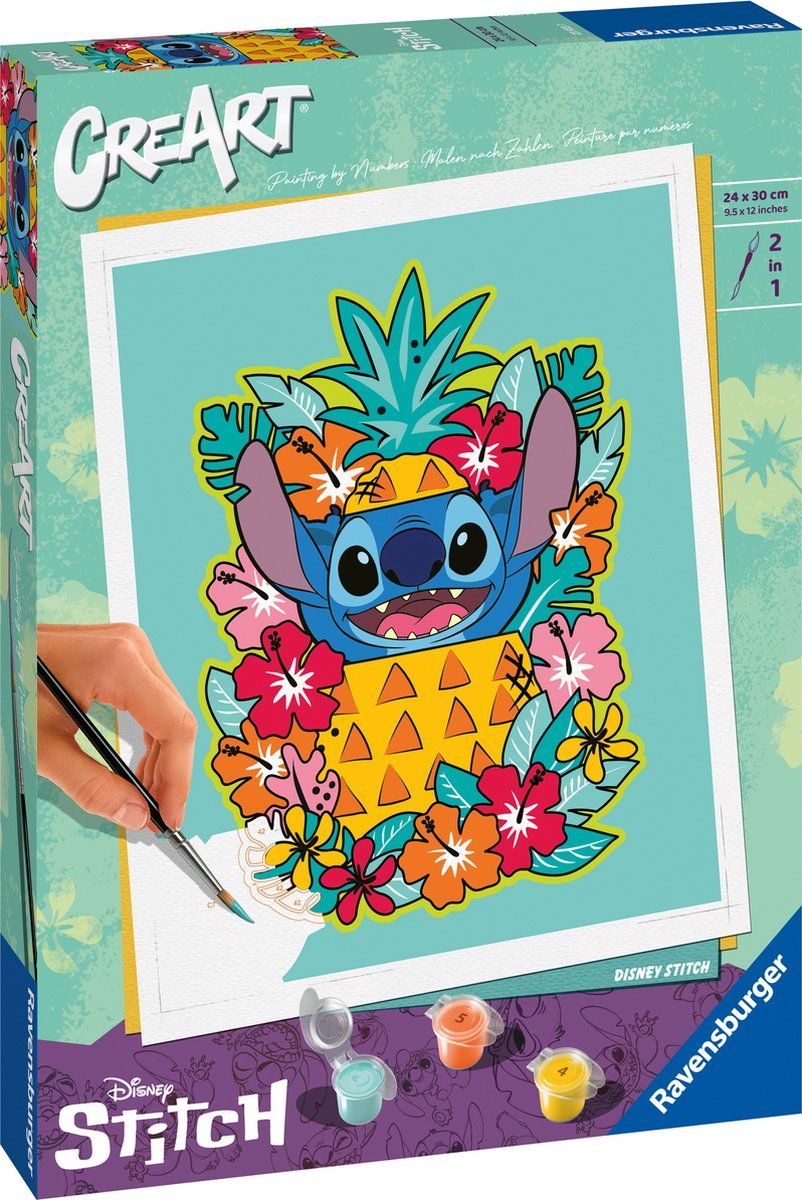 Ravensburger CreArt Disney Stitch - Schilderen op nummer voor volwassenen