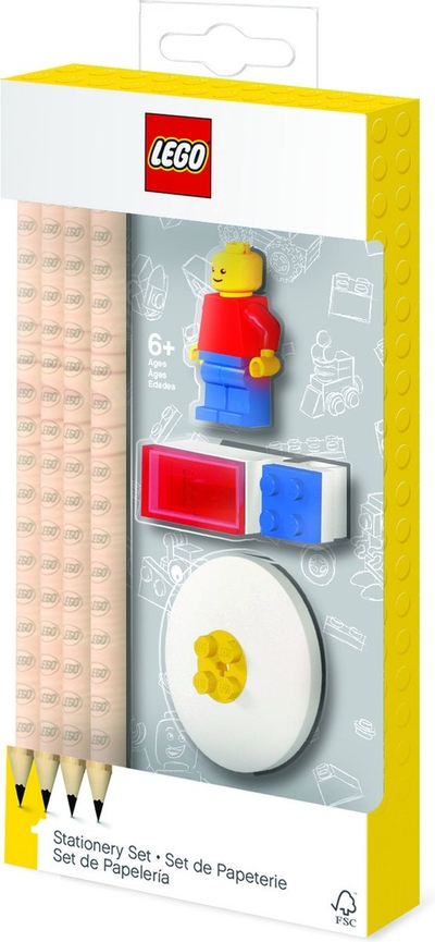 LEGO Iconic - Pennenset - Met Minifig - Zwart