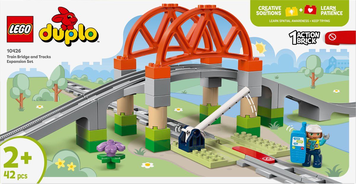 LEGO DUPLO Stad Treinbrug en rails uitbreidingsset 10426