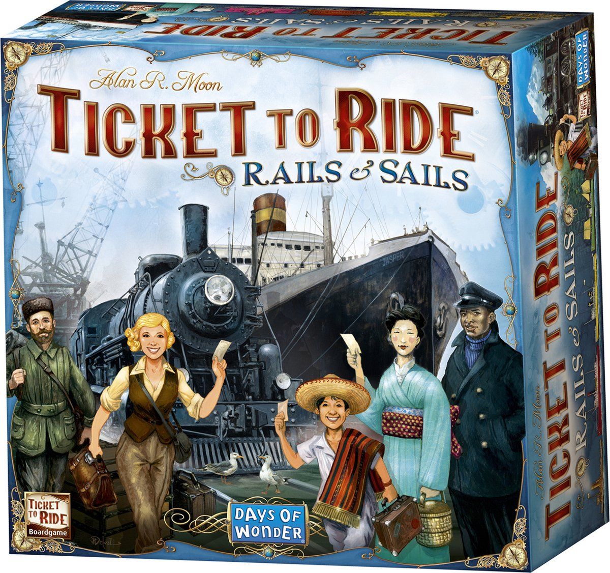 Days of Wonder - Ticket to Ride - Rails & Sails - Engelstalig Bordspel