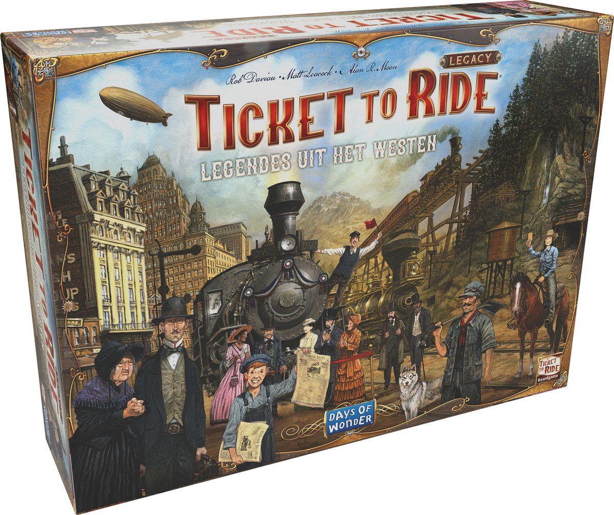 Days of Wonder Ticket to Ride Legacy: Legendes uit het Westen