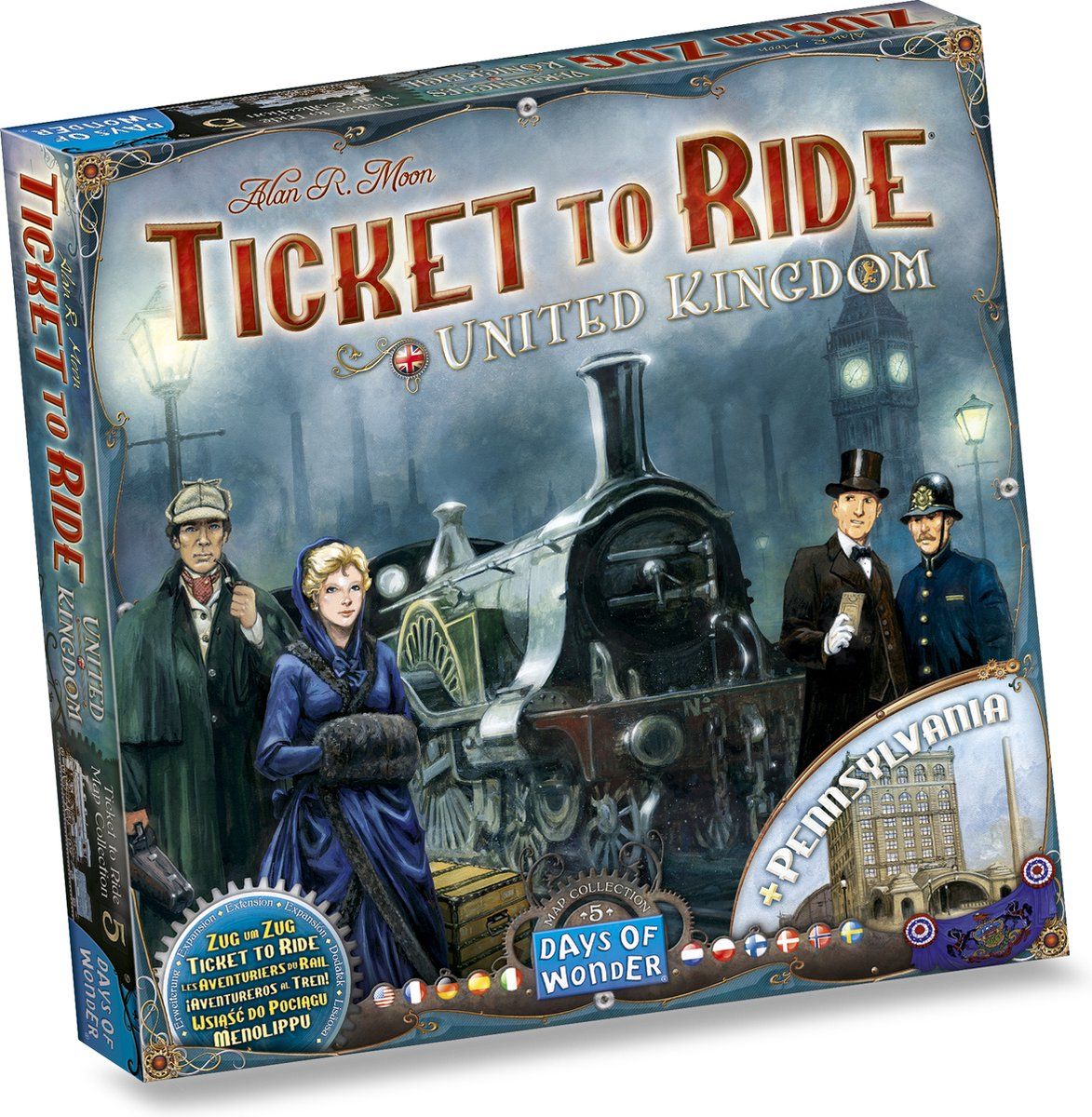 Days of Wonder Ticket To Ride - Map Collection: United Kingdom & Pennsylvania