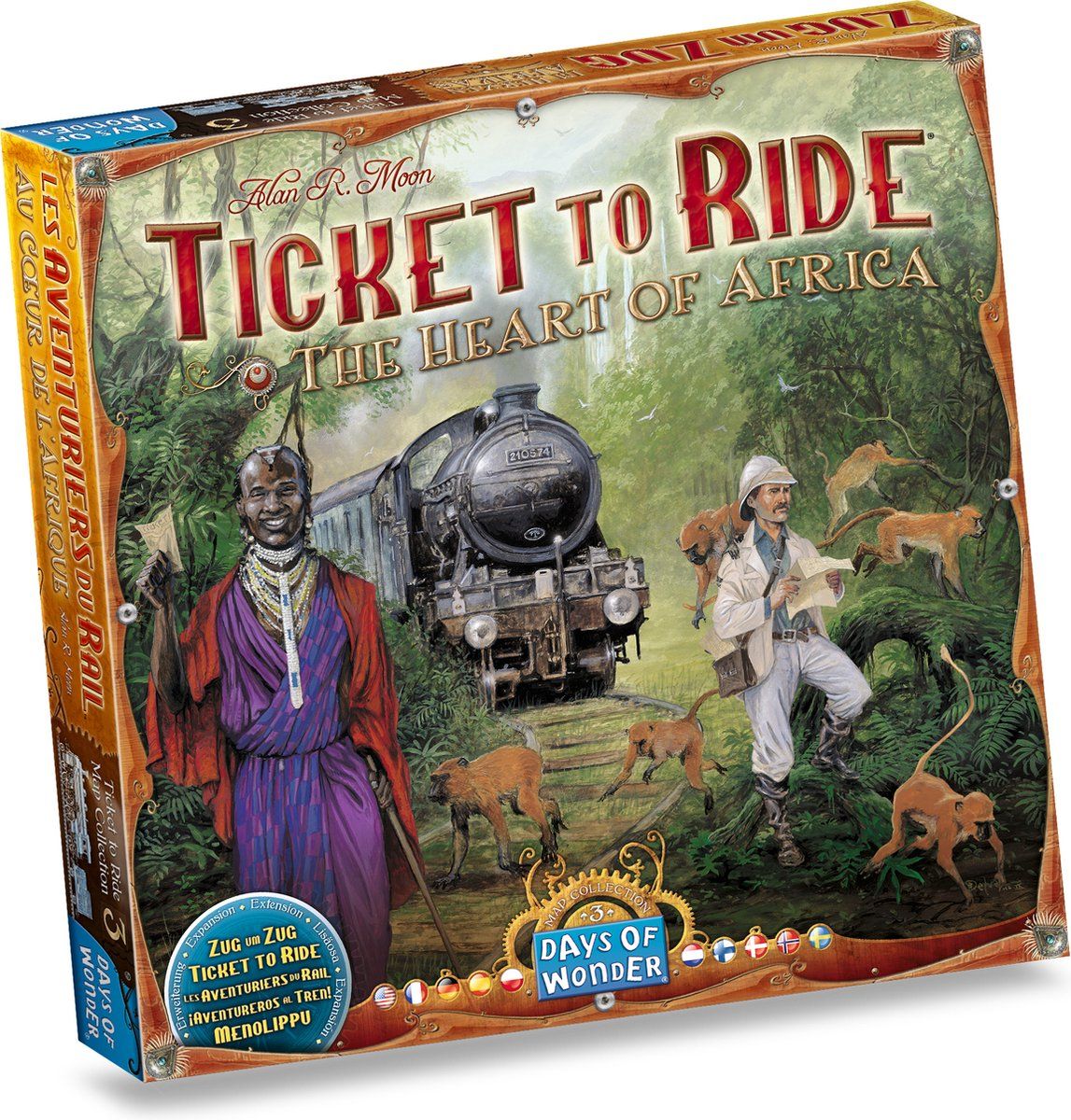 Days of Wonder Ticket To Ride - Map Collection: The Heart of Africa