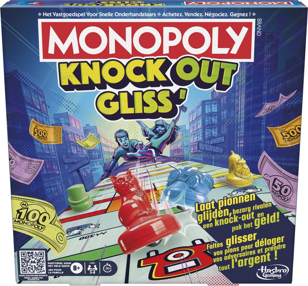 Monopoly Knockout Bordspel - Belgische Editie