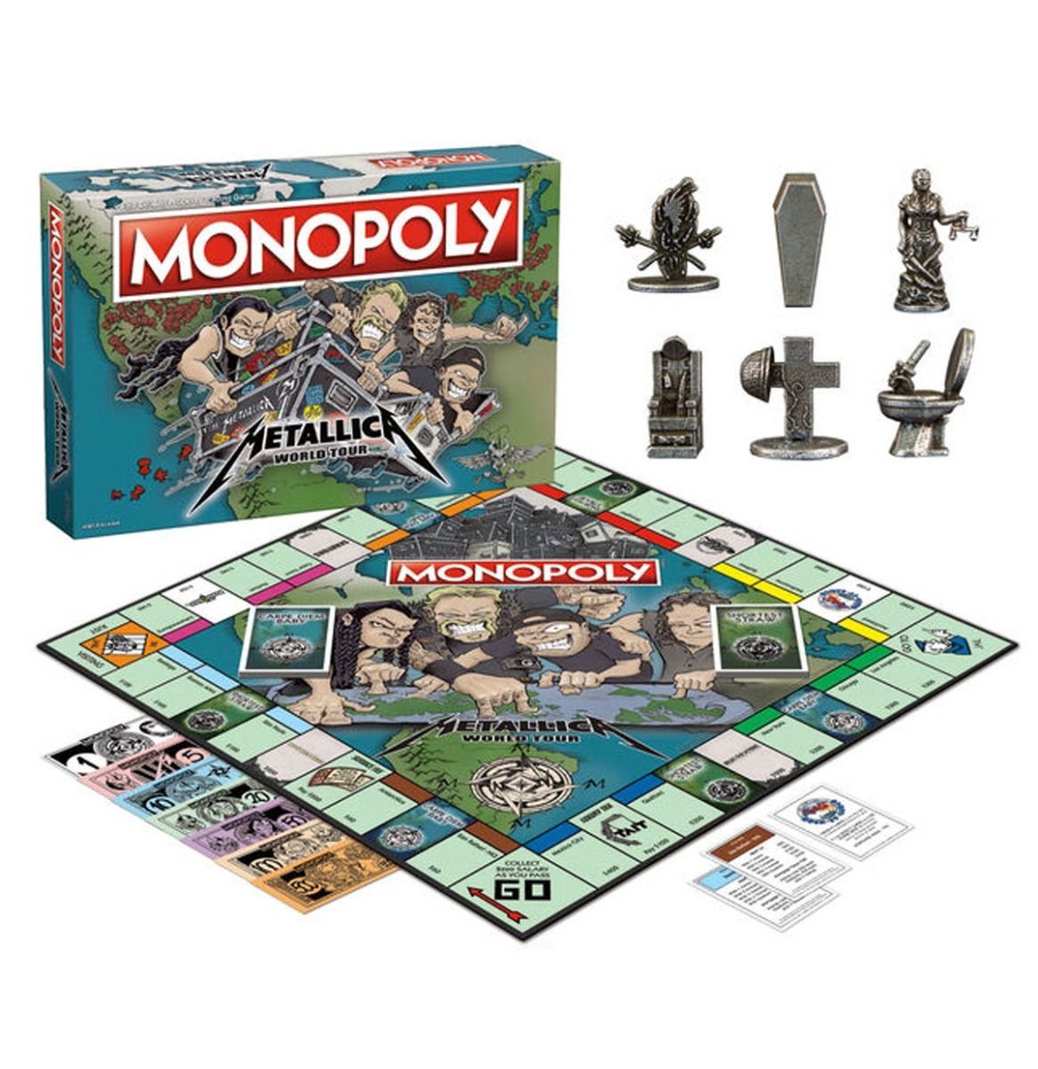 Metallica World Tour Monopoly - (Engels)