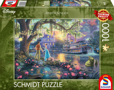 Schmidt Disney: De prinses en de kikker - Puzzel (1000) | Thomas Kinkade | Schmidt