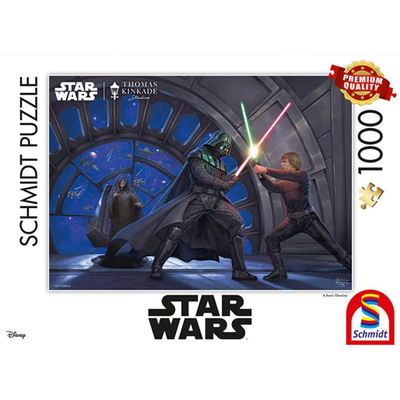 Star Wars The Mandalorian - Thomas Kinkade Studios - A Son’s Destiny Puzzel meerkleurig