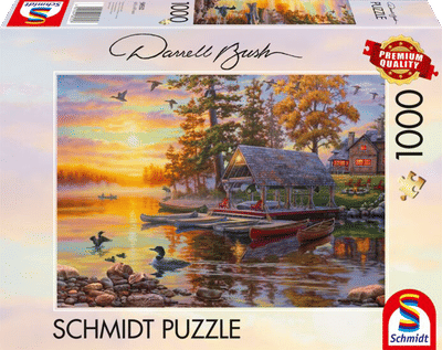 Schmidt puzzel Bootshaus mit Kanus - 1000 stukjes.