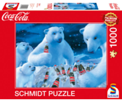 Schmidt Coca Cola Ijsberen – 1000-delige Puzzel | Schmidt