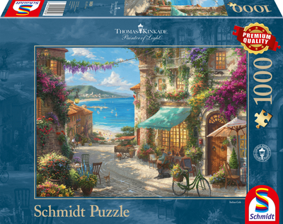 Schmidt Puzzle Legpuzzel Café Aan Rivièra Karton 1000 Stukjes