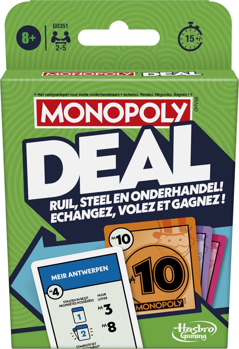 Hasbro/MB Monopoly Deal (Belgische Editie)