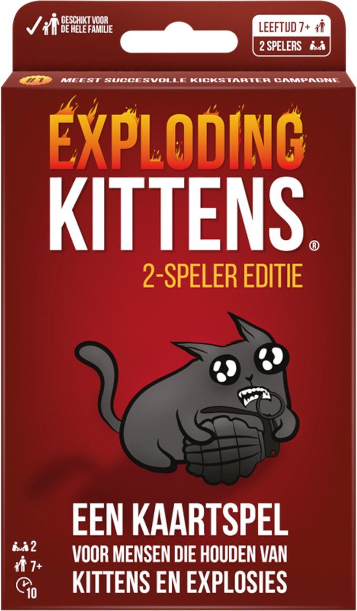 Self Published Exploding Kittens: 2 Spelers Editie