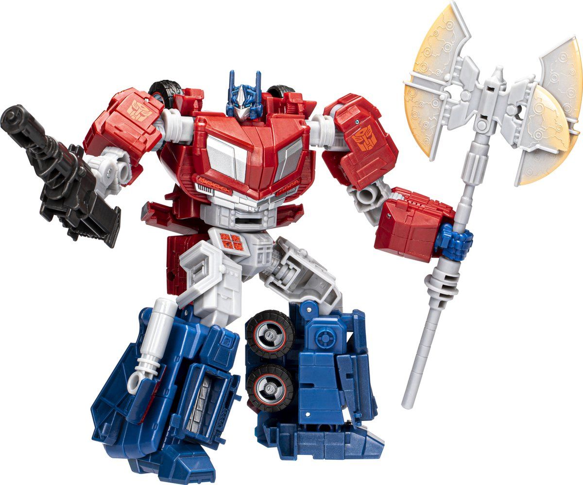 Hasbro Transformers - Gamer Edition Optimus Prime 17 cm Generations Studio Series Voyager Class Actiefiguur - Multicolours