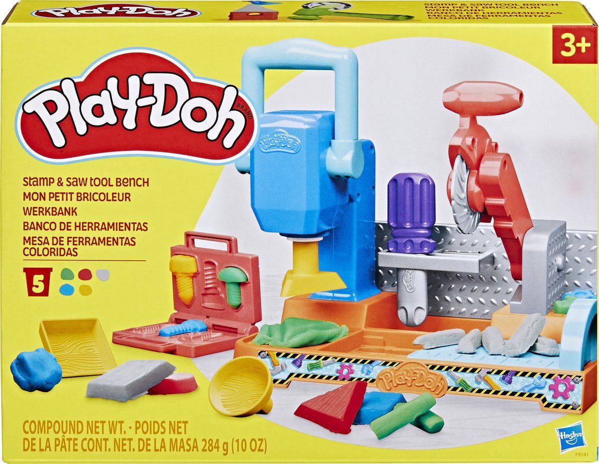 Play-Doh Stempelen en Zagen Speelset - Boetseerklei