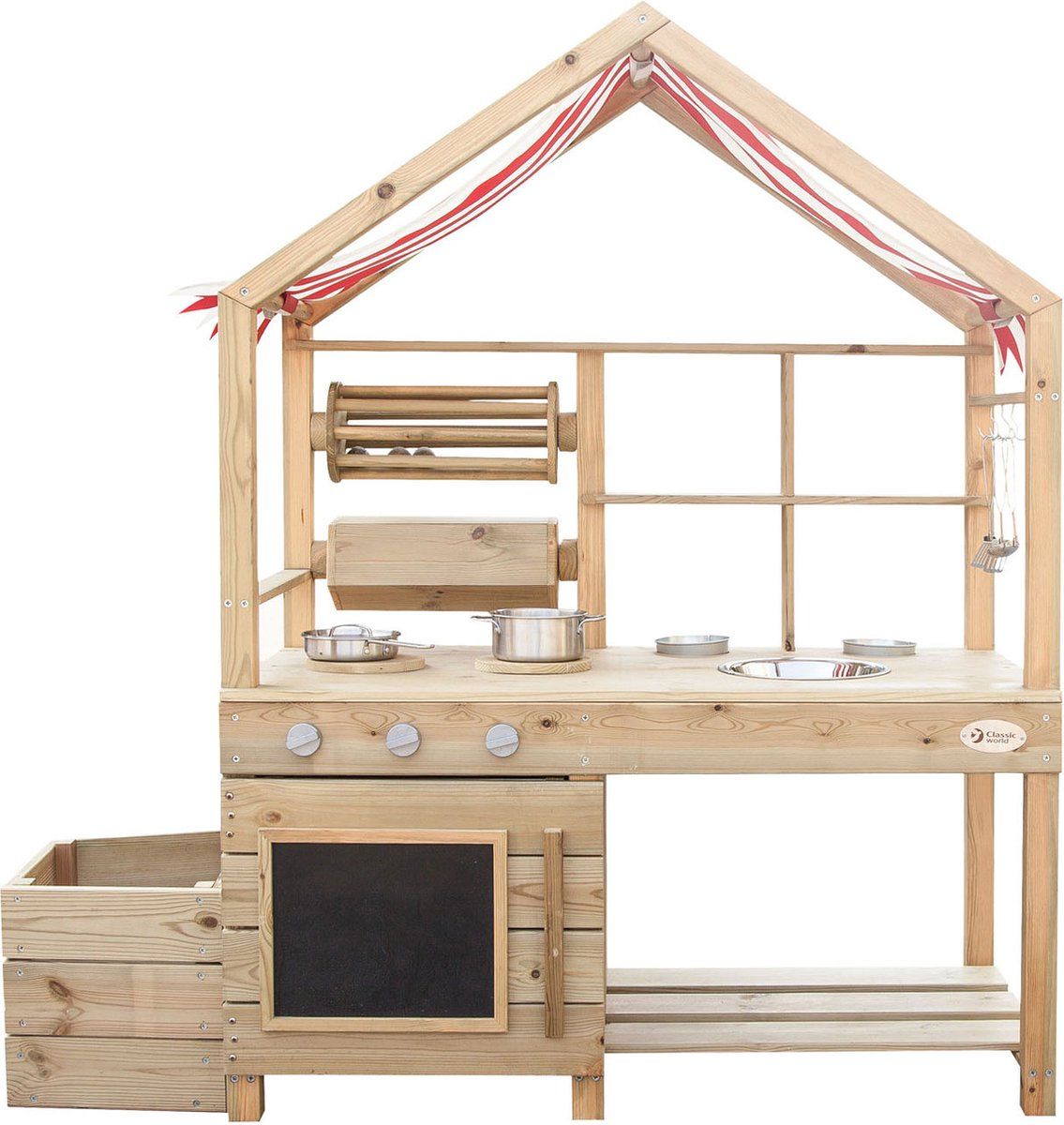 Classic World Outdoor Kinderkeuken XL Hout