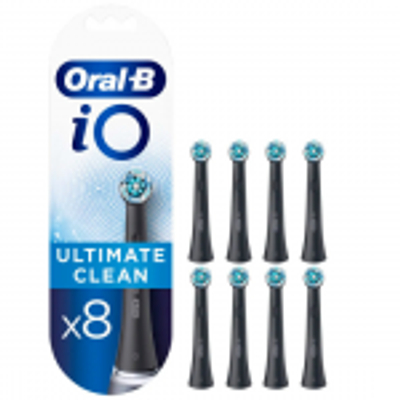 Oral-B iO Ultimate Clean Black  opzetborstels - 8 stuks