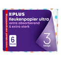 Plus Keukenpapier 3-laags decor 6 st