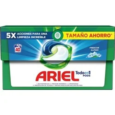 Ariel Alpine wascapsules gekleurde was - 40 wasbeurten
