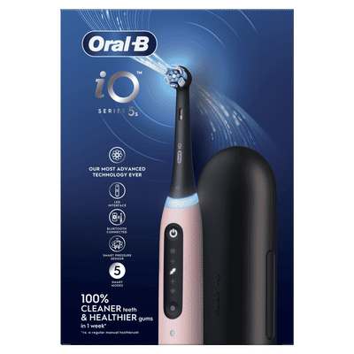 Oral-B iO 5S Roze Elektrische Tandenborstel By Braun