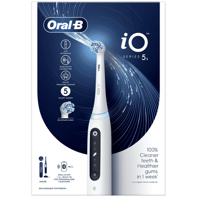 Oral-B iO 5S Wit Elektrische Tandenborstel By Braun