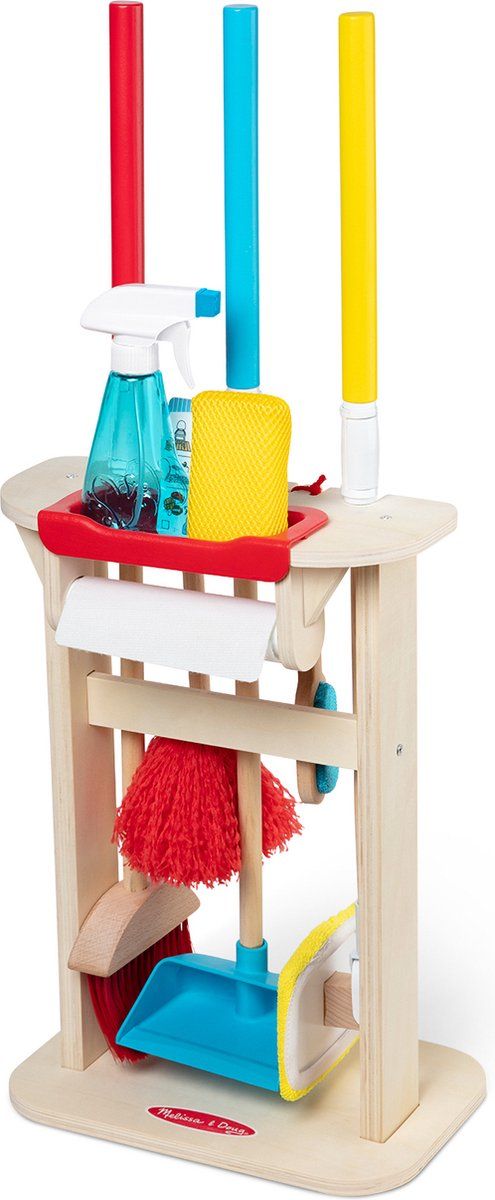 Melissa & Doug Houten speelgoed schoonmaakset Spin & Span (11-delig)