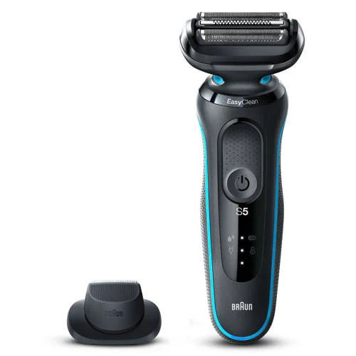 Braun Series 5 51-M1200s elektrisch scheerapparaat  - Zwart/Blauw