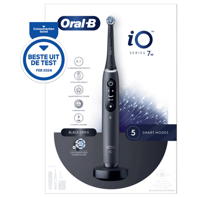 Oral-B iO Serie 7w Elektrische Tandenborstel by Braun - Zwart