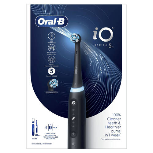 Oral-B IO 5N elektrische tandenborstel - Zwart