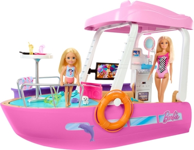 Barbie Droomboot - Speelset met barbie meubels