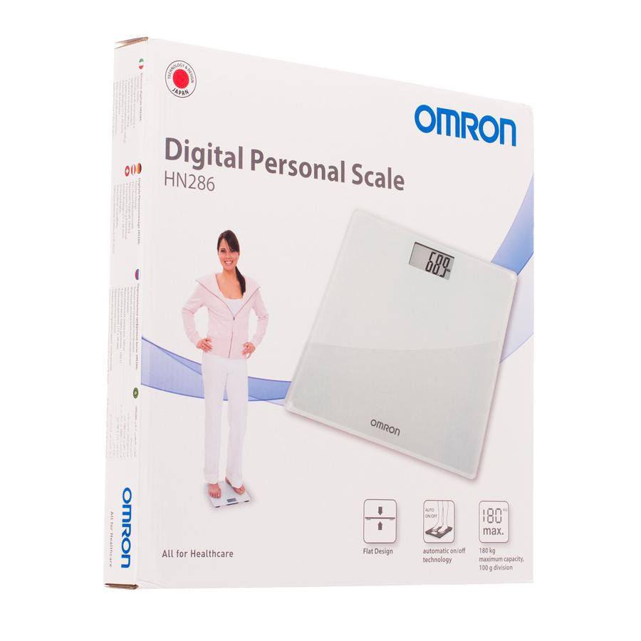 omron-hn286-personenweegschaal-digitale-weegschaal-scale-body-weight-scale-klinisch-gevalideerd-max-180kg-wit