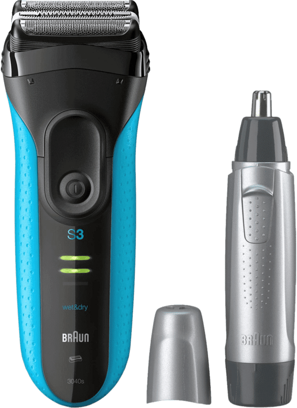 Braun 3040 Wet & Dry + Braun EN10 neustrimmer