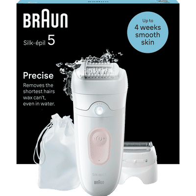 Braun Silk·épil 5 5-030 Wit/Flamingo