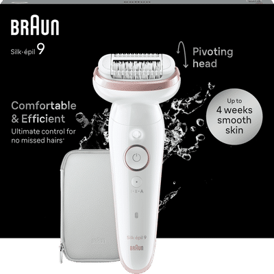 Braun Silk·épil 9 9-000 Wit/Flamingo