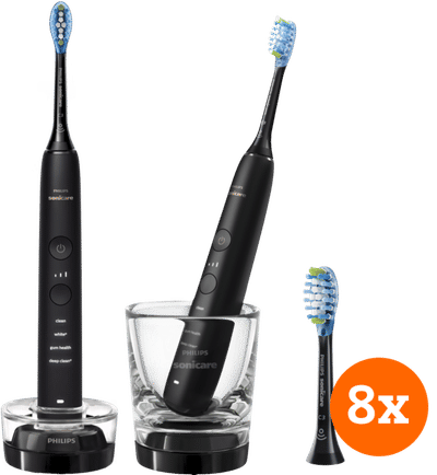 Philips  opzetborstels - 8 stuks