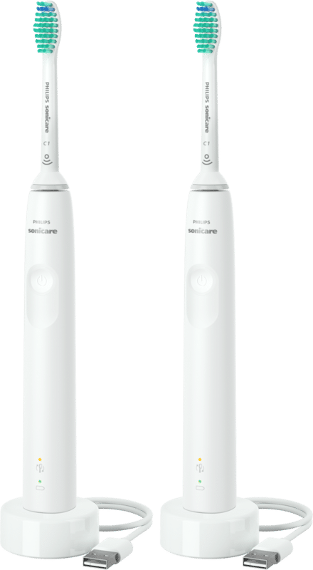 Philips Sonicare Series 3100 HX3675/13 - Elektrische tandenborstel - Wit - Duopack