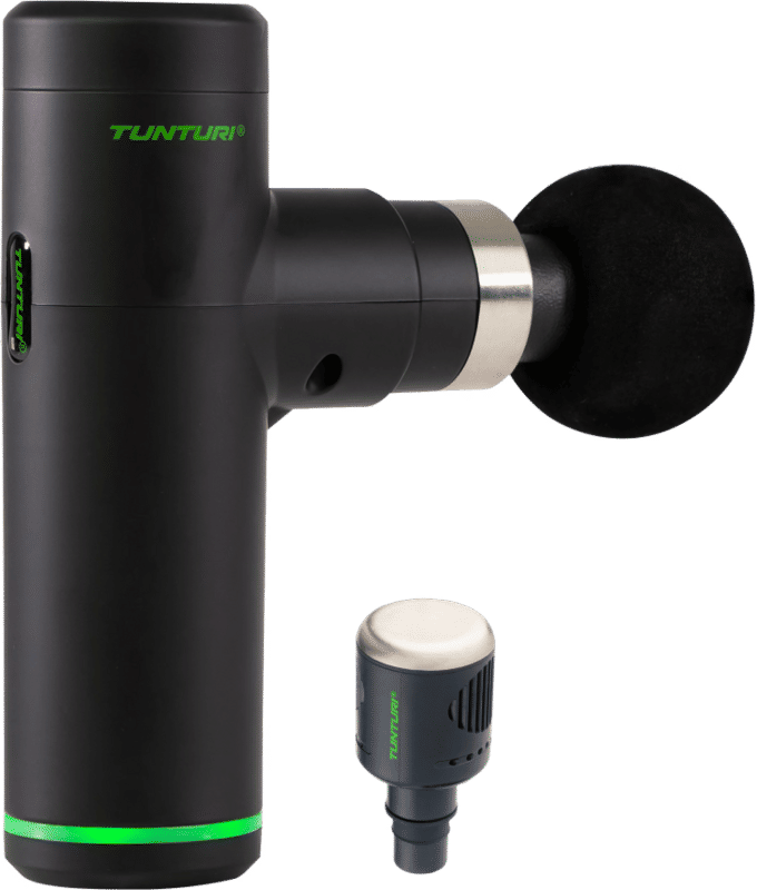 Tunturi Massage Gun Mini + Massagekop Warm en Koel