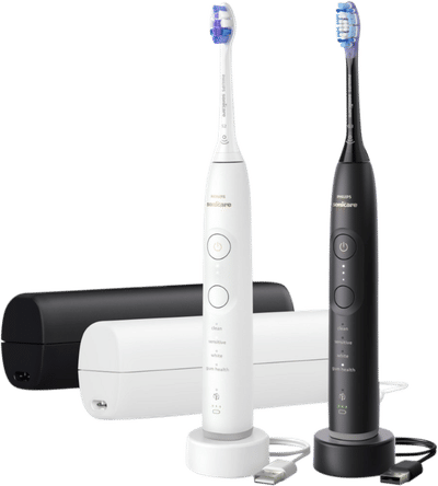 Philips HX7429/02 Sonicare 7100 Series Electrische Tandenborstel - Duo - Zwart & Wit