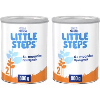 Nestlé Little Steps 2 Opvolgmelk - Flesvoeding 6+ maanden - 2 x 800g