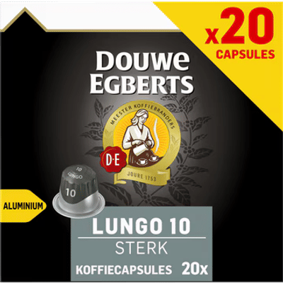 Douwe Egberts Lungo Sterk Koffiecups - Intensiteit 10/12 - 20 capsules