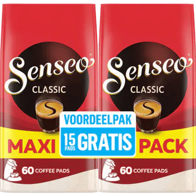 Senseo Classic Maxi Pack Coffee Pads - 2 x 60 stuks