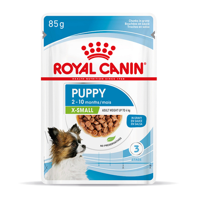Voordeelpakket: 48x85g Royal Canin X-Small Puppy natvoer voor honden - natvoer honden
