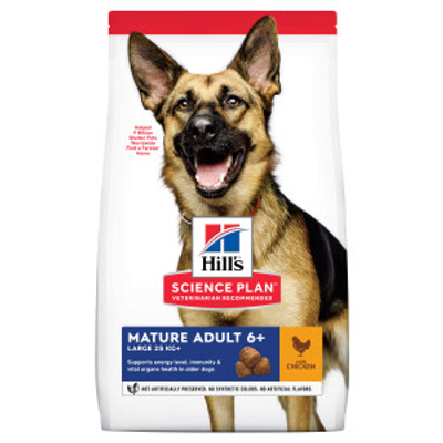 Hill's Mature Adult Large Breed met kip hondenvoer 2 x 18 kg - hondenbrokken
