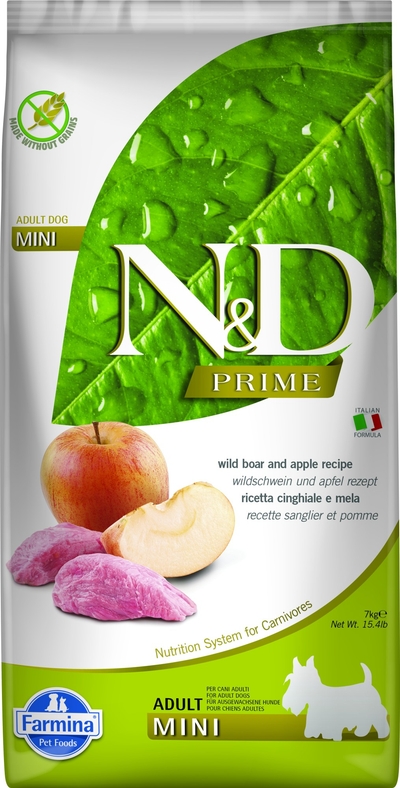 N&D Prime hondenvoeding Wild Zwijn small breed 2,5 kg - hondenbrokken