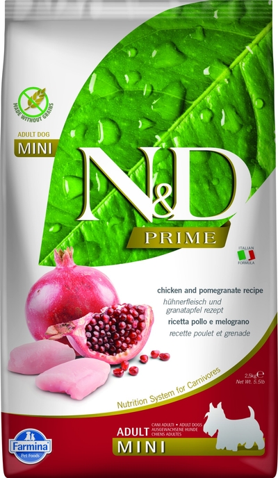 N&D Prime hondenvoeding Kip small breed 2,5 kg - hondenbrokken