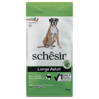 2x 12kg Schesir Dog Large Adult met lam droogvoer voor honden - hondenbrokken