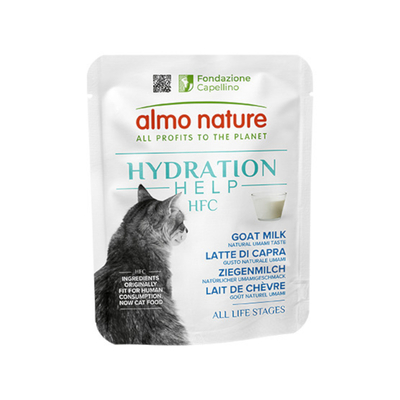 Voordeelpakket: 24x50g Almo Nature HFC Hydration Help geitenmelk natvoer voor katten - natvoer katten