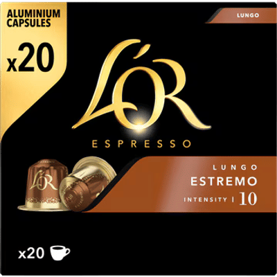 L'OR Espresso Lungo Estremo koffiecups - 20 Stuks 