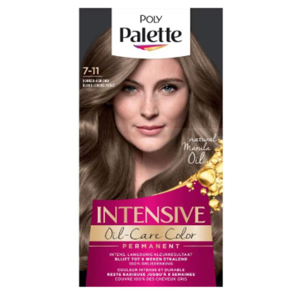 Poly Palette Intensive Oil-Care Color Haarkleuring 7-11 Donker Asblond